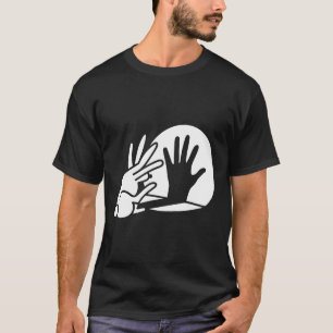T-shirt Funny Bunny Hand Shadow Puppet Humour lapin