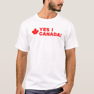 T-shirt Funny Canadian Pride - Oui, je suis au Canada! Con