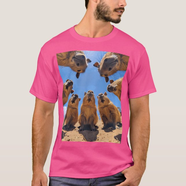 T-shirt Funny Capybara (Devant)