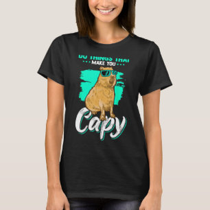 T-shirt Funny Capybara Pet Rodent Capy