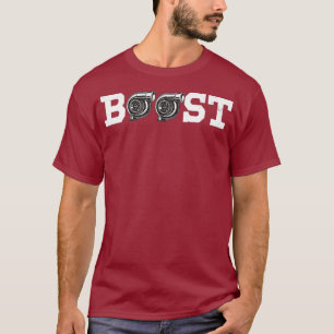 T-shirt Funny Car Boost jumeau turbo mécanique cadeau voit
