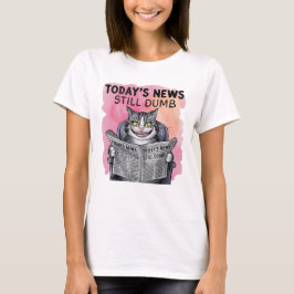 T-shirt Funny Cat Reading Journal