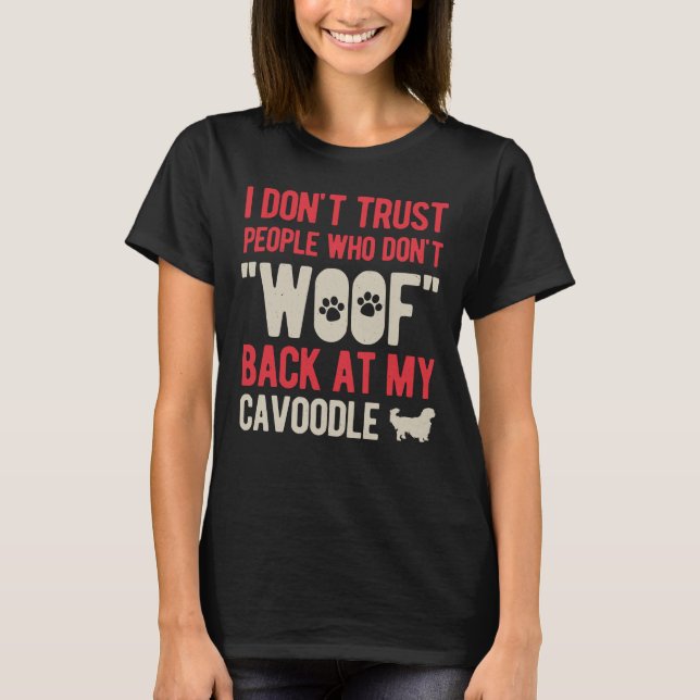 T-shirt Funny Cavoodle (Devant)