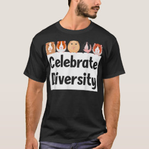 T-shirt Funny Célébrer la diversité mignonne Guinéenne Coc