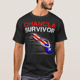 T-shirt Funny Chancla Survivante Espagnol Mexicain Porto R