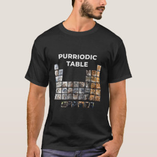 T-shirt Funny Chat Chimie Pun Tableau Périodique