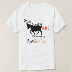 T-shirt FUNNY CHAT   Ne me questionnez pas sur le fils des