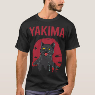 T-shirt Funny Chat noir Yakima