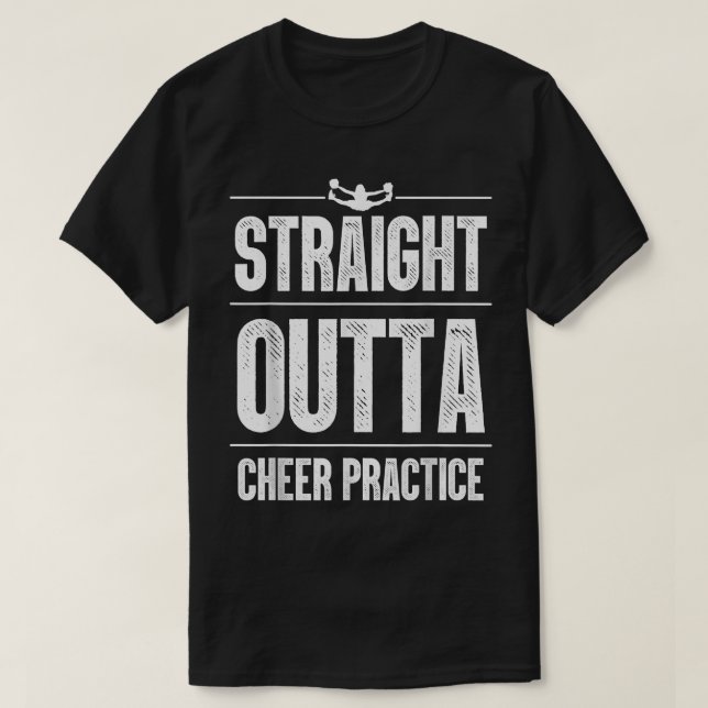 T-shirt Funny Cheerleader Art Women Girls Cheer Flyer Chee (Design devant)