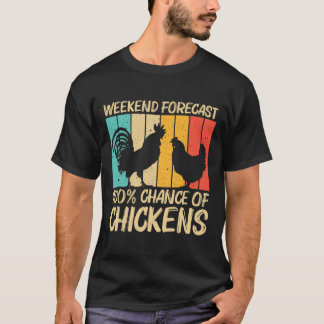 T-shirt Funny Chicken Design For Men Women Farm Farmer Chi