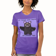 T-shirt Funny Chien Imprimer Pas De Trucs Juste Tr
