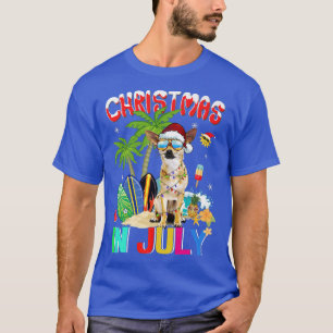 T-shirt Funny Chihuahua in Santa Hat Lunettes de soleil No