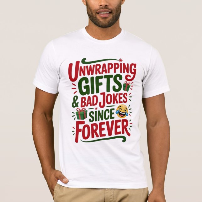 T-shirt Funny Christmas Dad Joke Shirt (Devant)