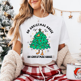 T-shirt Funny Christmas Goose - Oh Christmas Goose