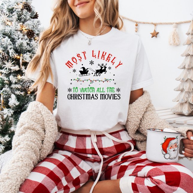 T-shirt Funny Christmas Movie Lover  (Créateur téléchargé)