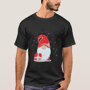 T-shirt Funny Christmas Pajama Xmas Gnomes Snowflake Gnomi