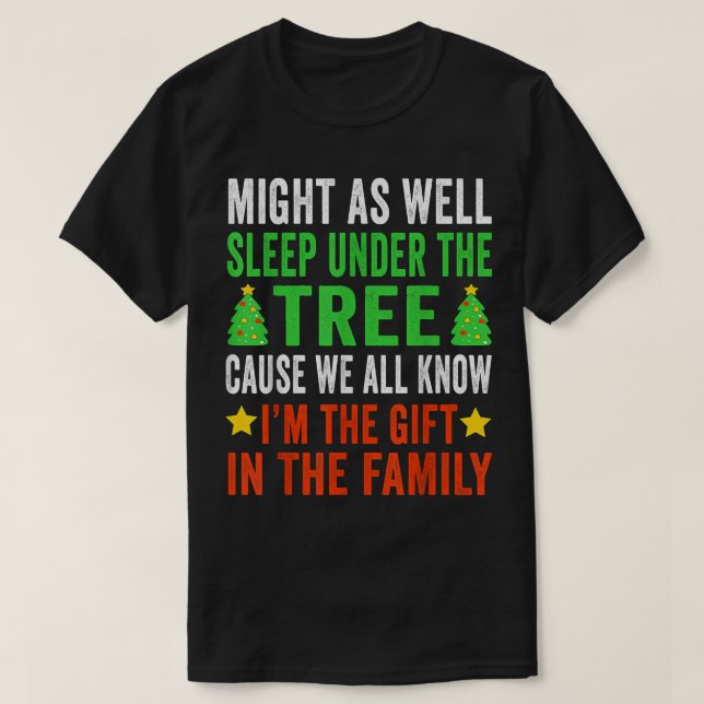T-shirt Funny Christmas Tee s Kids Christmas Pajamas Girls (Design devant)