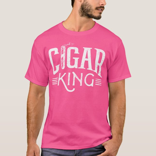 T-shirt Funny Cigar Lover For Boys And Men Cigar Fan (Devant)