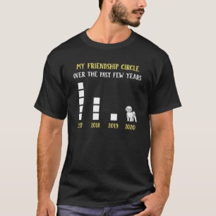 T-shirt Funny Circle Amitié Maltais Vêtements Pour Chiot