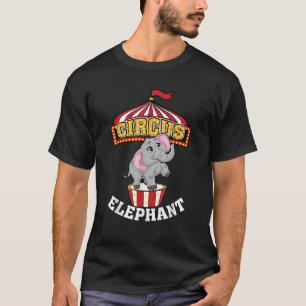 T-shirt Funny Cirque Elephant Cool Cirque Animal Tamer Fan