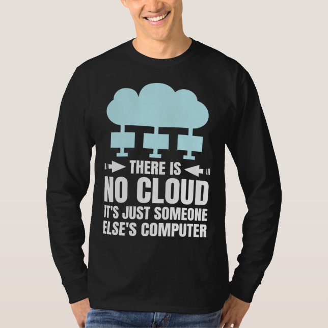 T-shirt Funny Cloud Computing Design for Programmer Develo (Devant)
