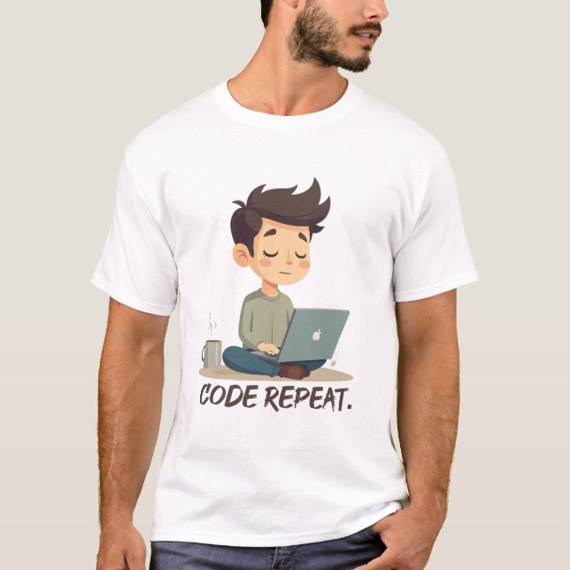 T-shirt Funny Coder Gift for Developers & Tech Lovers (Devant)