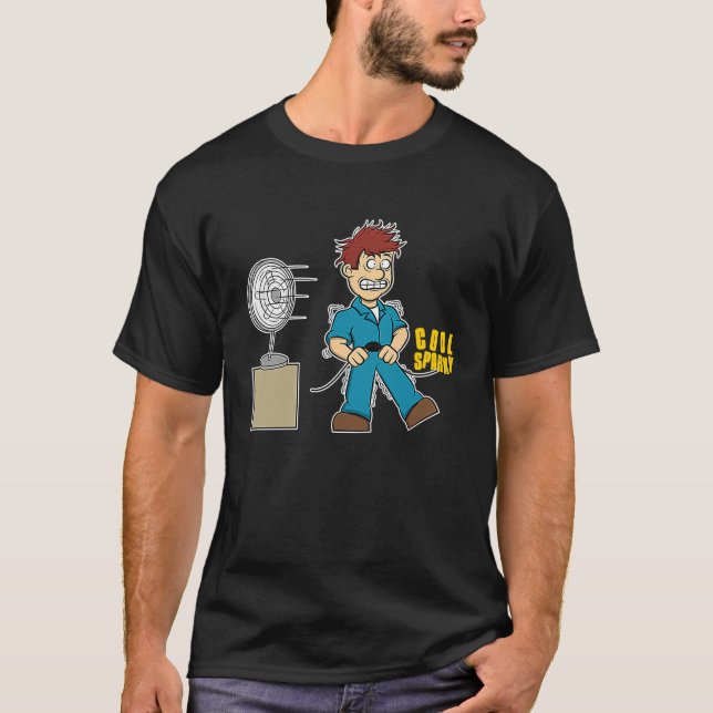 T-shirt Funny Cool Sparky For Electricians (Devant)