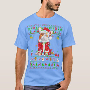 T-shirt Funny Corgi Amoureux des chiens Xmas Père Noël Ugl