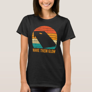 T-shirt Funny Corn Trou Rétro Les Rendre Lumineuses