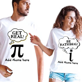 T-shirt Funny Couple Pi jour