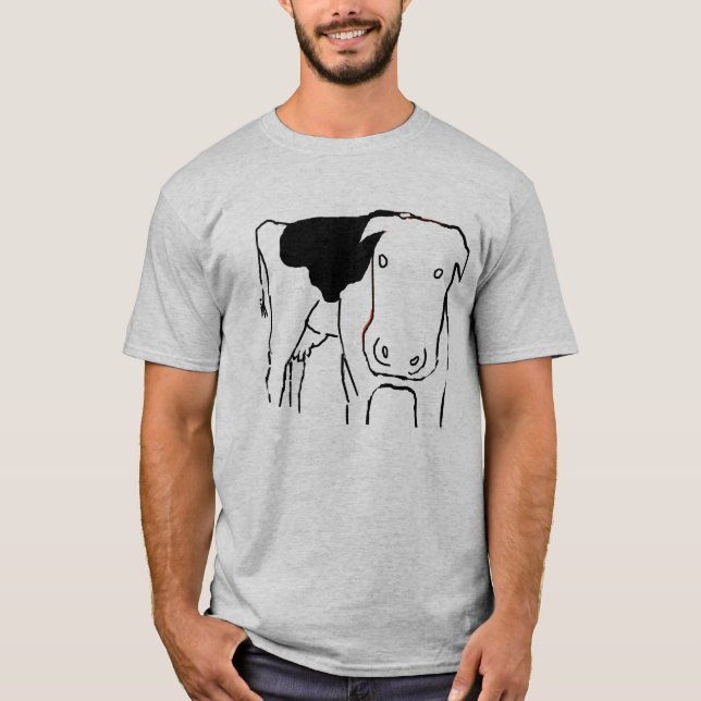 T-shirt Funny Cow Dairy Farm (Devant)