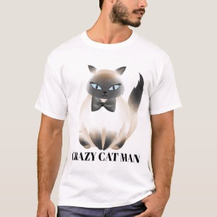 T-shirt Funny Crazy chat man