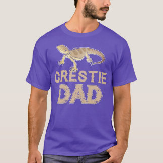 T-shirt Funny Crestie Gecko Papa Animal