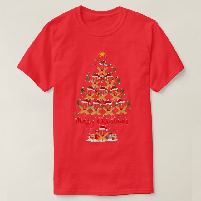 T-shirt Funny Cricket Lover Xmas Lights Cricket Christmas  (Design devant)