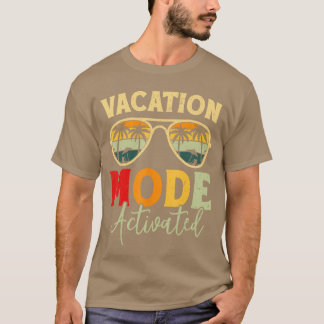 T-shirt Funny Cruise Vacay Mode activé pour Wom