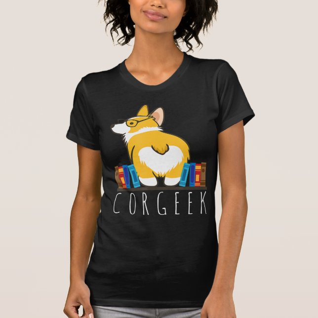 T-shirt Funny Cute Corgis|Corgi Lover Cadeau  (Devant)