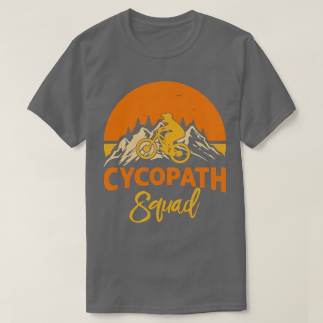 T-shirt Funny Cycliste Chevalier cycliste Vélo Mountai (Design devant)