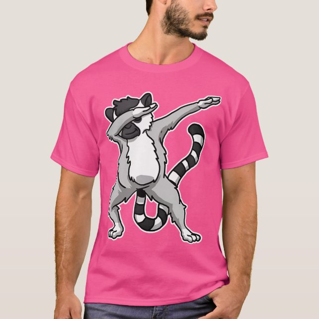 T-shirt Funny Dabbing Lemur Dab Dance Cool Lemurs Lover (Devant)