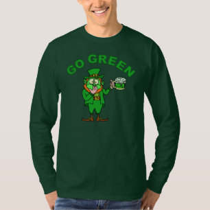 T-shirt Funny Devenez écolo Leprechaun Jour de la Saint Pa
