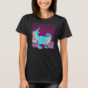 T-shirt Funny Dinosaur Lecture Livres Bibliothèque Bookwor