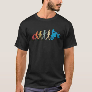 T-shirt Funny Dirt Bike Evolution MX Motocross Rider vinta