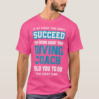 T-shirt Funny Dive Plongée instructeur de plongée plongée