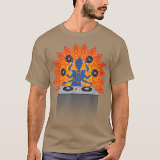 T-shirt Funny DJ , Shiva DJ, Hindu God, Fête par Zany Brai