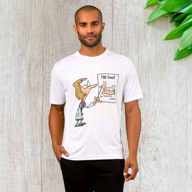 T-shirt Funny Doctor Teaching Foot Anatomy (Créateur téléchargé)
