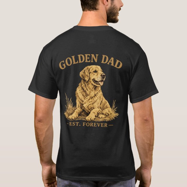 T-shirt Funny Dog Dad Gift (Dos)