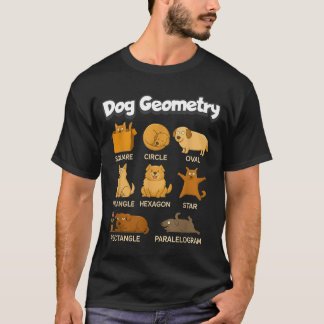 T-shirt Funny Dog Geometry Math Teacher Back To School