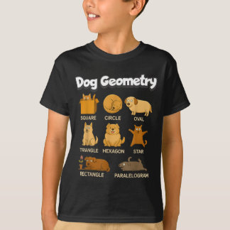 T-shirt Funny Dog Geometry Math Teacher Back To School
