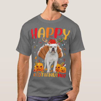 T-shirt Funny Dog Lover Happy American Bulldog HelloThanks