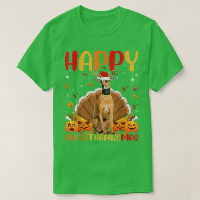 T-shirt Funny Dog Lover Happy Italian Greyhound Dog HelloT (Design devant)