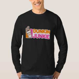 T-shirt Funny Dunkie Junkie Coffee Love Funny Coffee Sayin